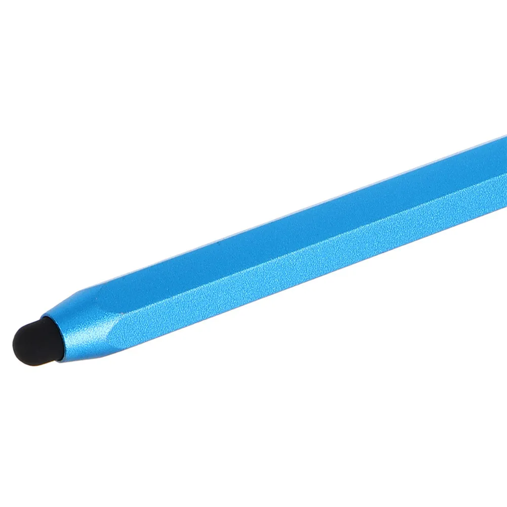 2Pcs Dual-Use Hexagonal Stylus Pen Interchangeable Tips Capacitive Technology Precise Operation Comfortable Weight Portable