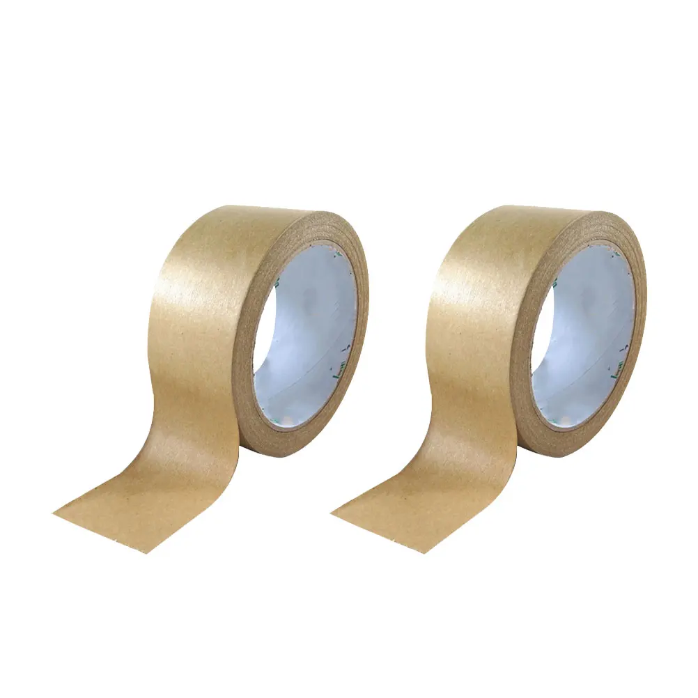 2 Rolls Buffalo Paper Tape Kraft Decoration Photo Frame Gift Wrapping Party DIY