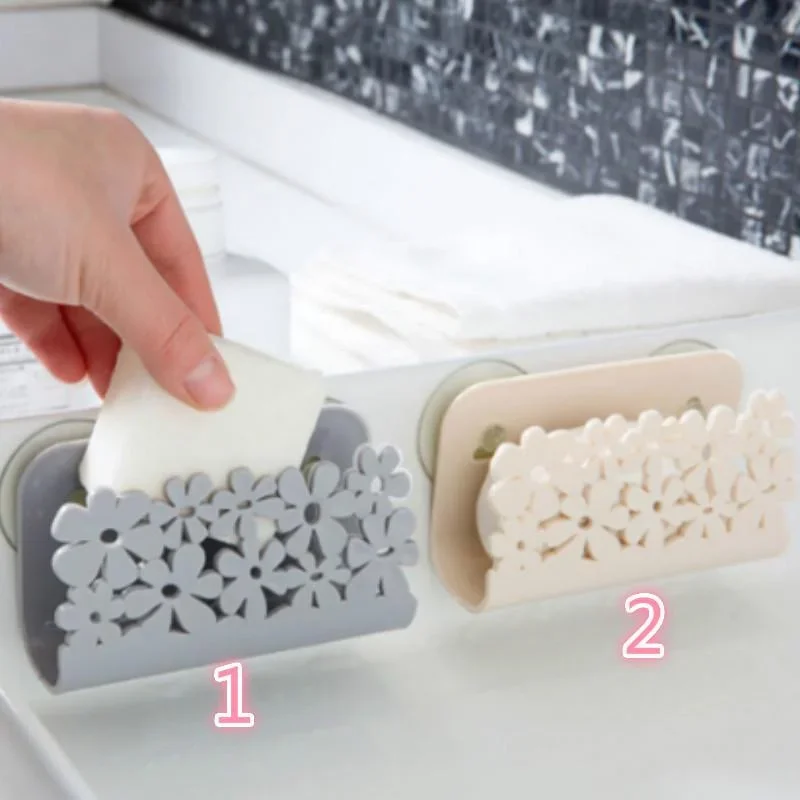 1Pc Dish Cloths Rack Suction Sponge Holder Clip Rag Storage Lid Rack Kitchen Tool - Image 2