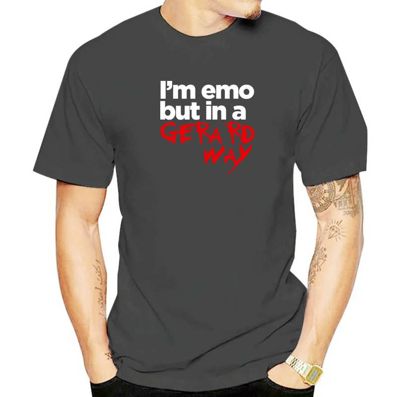 Men t shirt I'm Emo But In A Gerard Way Unisex Tshirt  Present Mcr t-shirt tshirt women