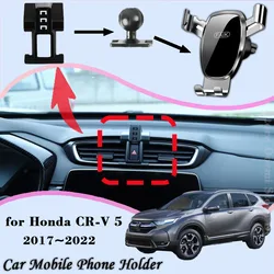 Mobile Phone Holder for Honda CR-V 5 CRV Hybrid 2017~2022 Air Vent Clip Tray Cell Stand Support Gravity Car Mount Accessories