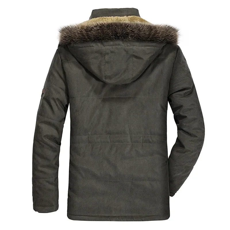 2023 Winter Versatile Men's Wear Thickened and Warm Up Large, Medium, and Long Top Coat Popular in Foreign Trade