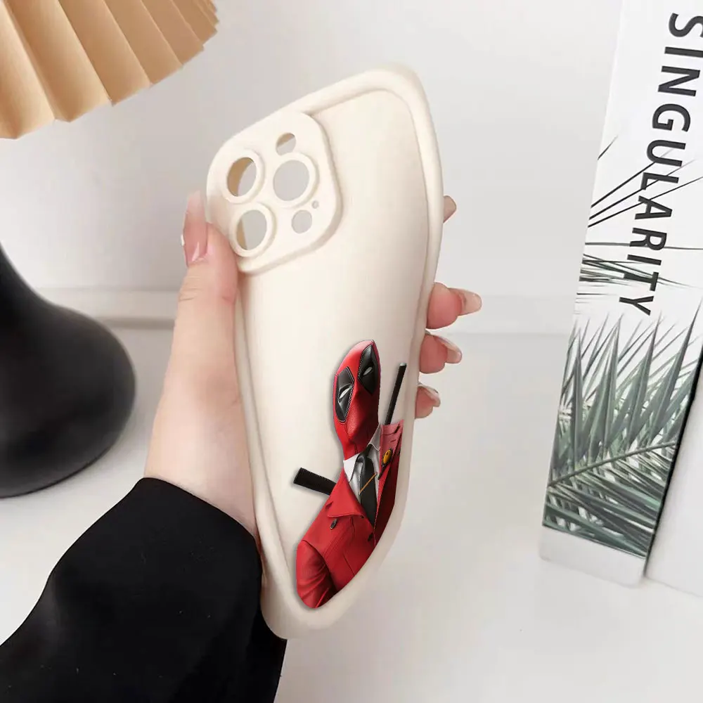 Casing Ponsel Sampul Marvel Villain Deadpool untuk OPPO RENO 2F 2Z 5 5F 6 7 7Z 8 8Z 8T 10 11 11F 12 12F 13 13F 14 LITE PRO PLUS