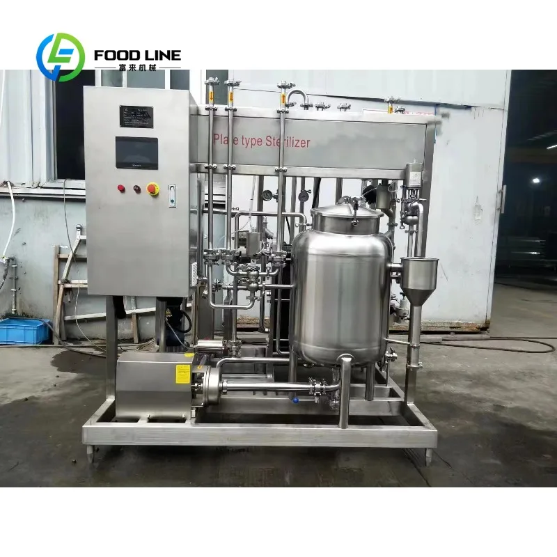 FL Customizable UHT Plate Pasteurizer Machine Wholesale Plate Heat Exchanger Sterilizer for Beverage Dairy