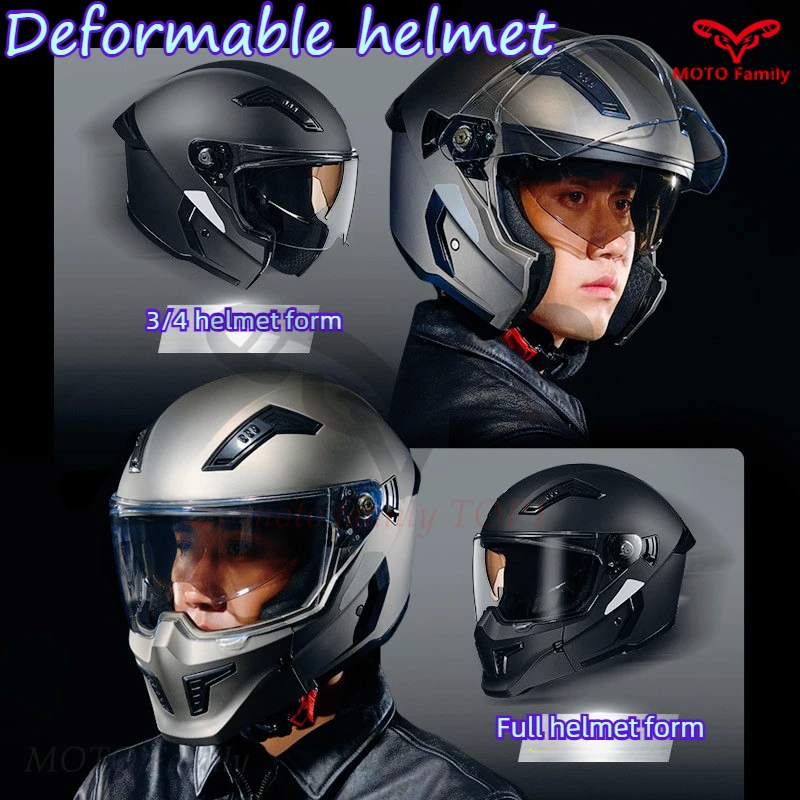 

RNG New American Combination Helmet Motorcycle Cycling Helmet Modular Universal 3/4 Helmet motorcycle helm casco moto