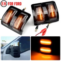 For Ford F250 F350 F450 2008-2016 Dynamic Turn Signal Light LED Rearview Side Mirror Light Sequential Blinker Indicator Light