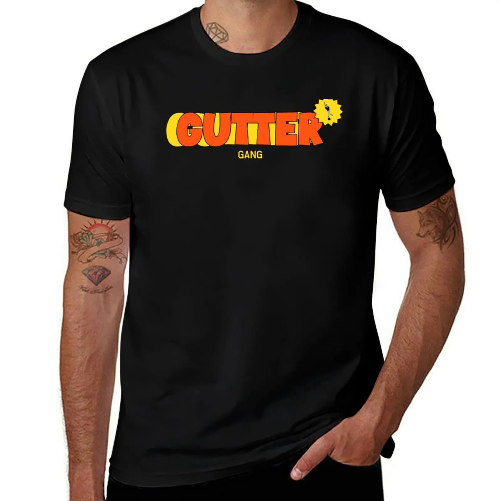 Gutter Gang Bowling T-Shirt Comfortable Work Wear Tee T-Shirt