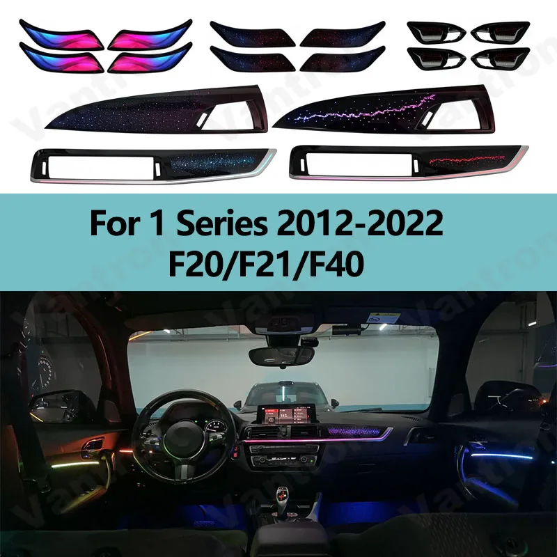 For 1 Series F20 F21 F40 2012-2022 Ambient Light Decorative Trim Lighting Interior Atmosphere Lamp Car MoodLight Auto Kit