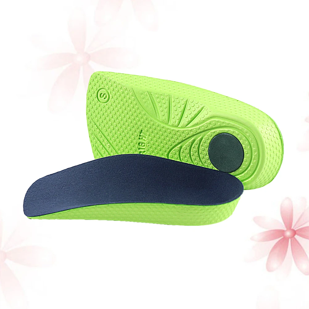 

Damping Arch Support Shoe Cushions Foot Care Insoles Sports Shoe Pads Outdoor Thin Insoles Green Blue Size S