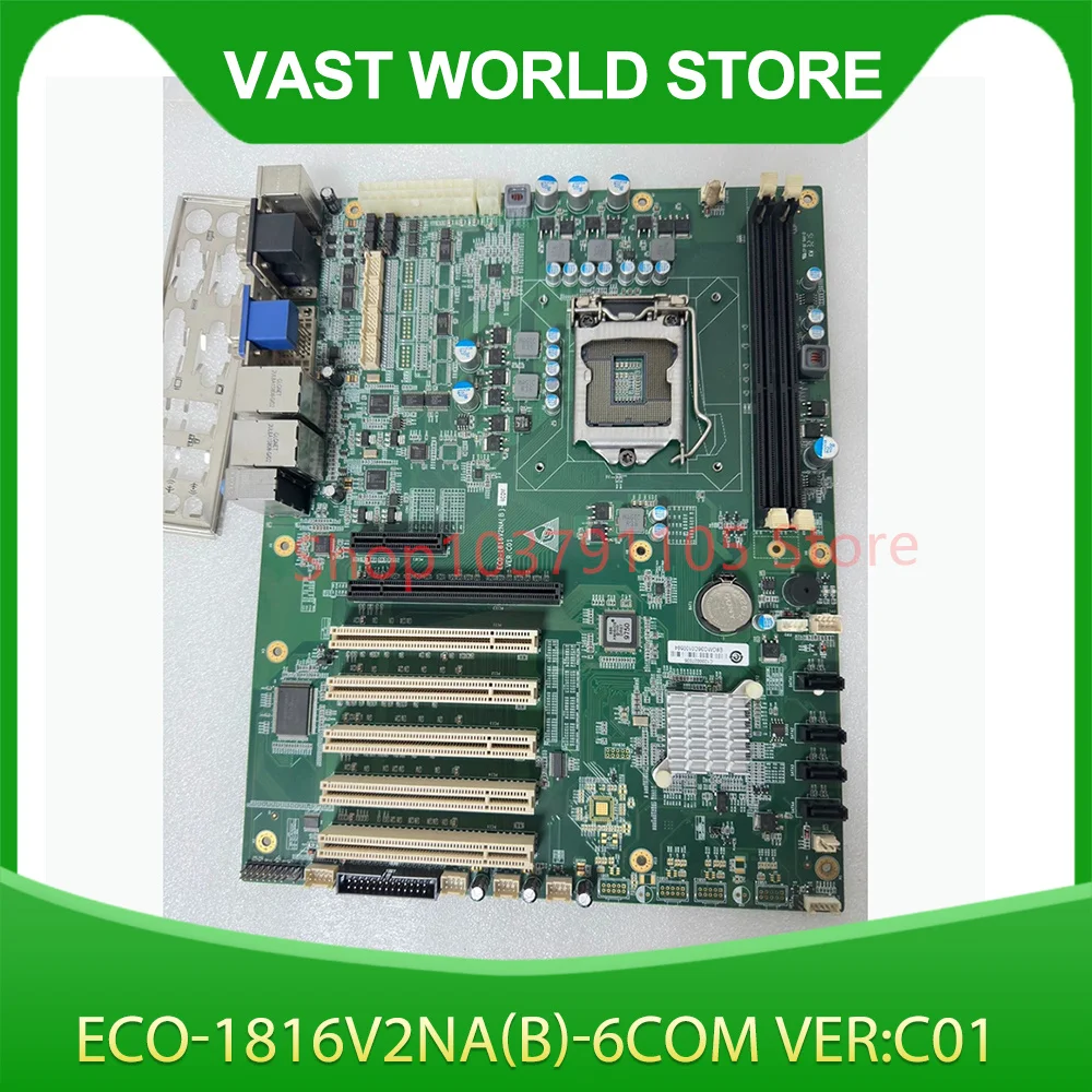 Industrial control motherboard ECO-1816V2NA(B)-6com VER:C01