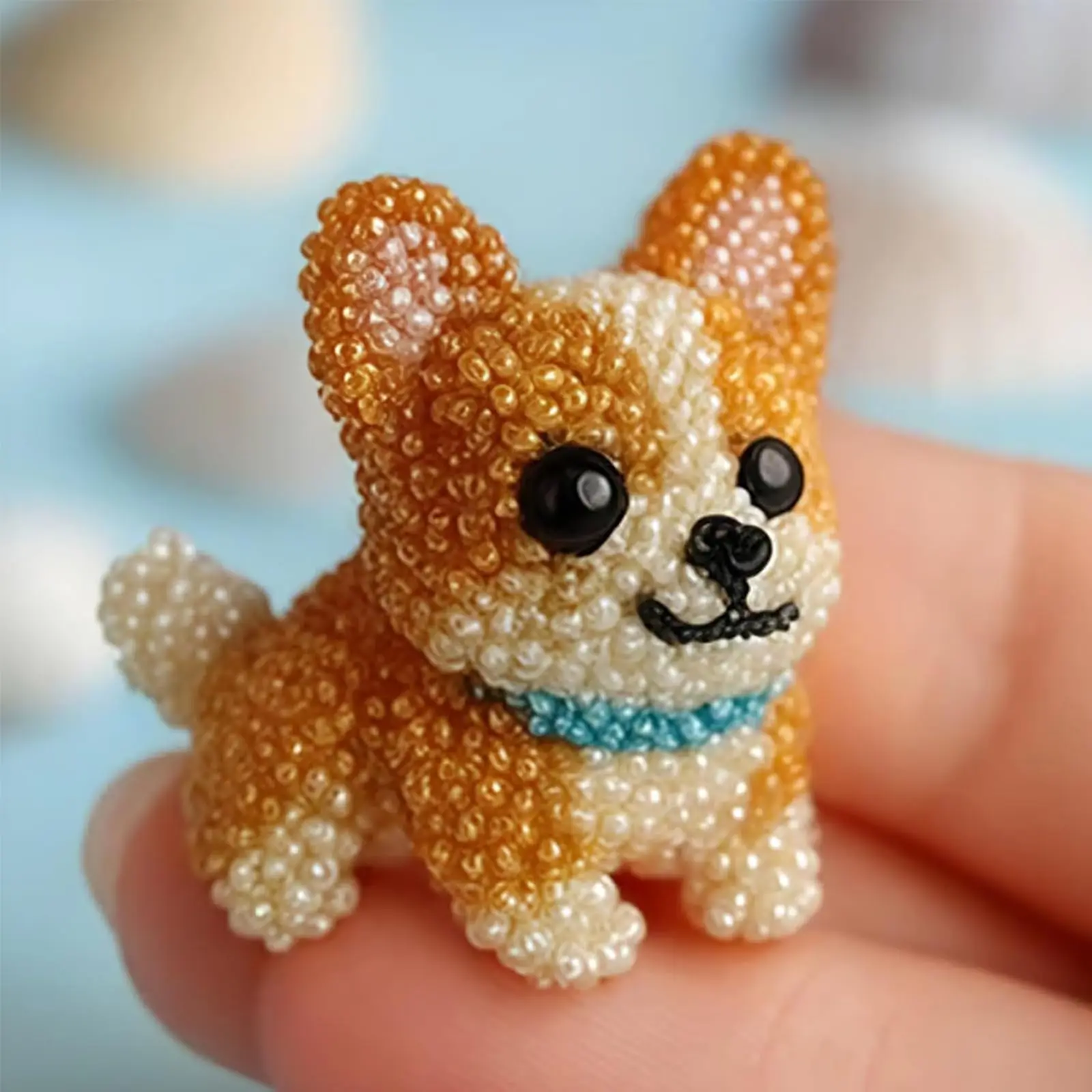 DIY 3D Beaded Animal Kit – 4 Schattige Ontwerpen Met Kralen En Handleiding 2 miniatura