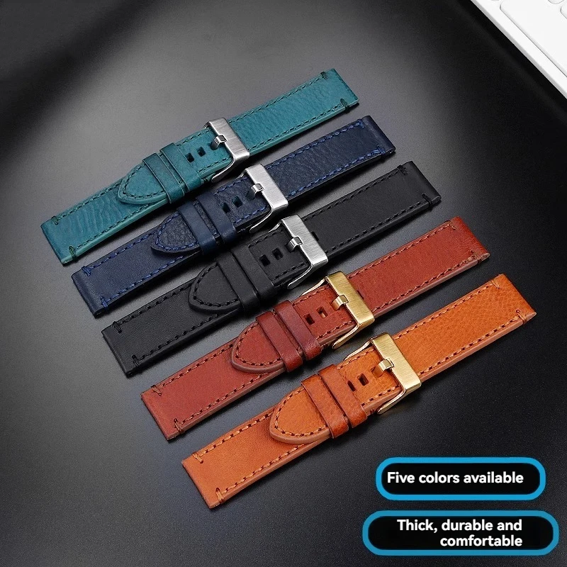 

Ремешок для часов TUDOR Black Bay Qicheng Bronze Little Red Flower Zenith, винтажный, из натуральной кожи, мужской, 22 мм, 23 мм, из воловьей кожи