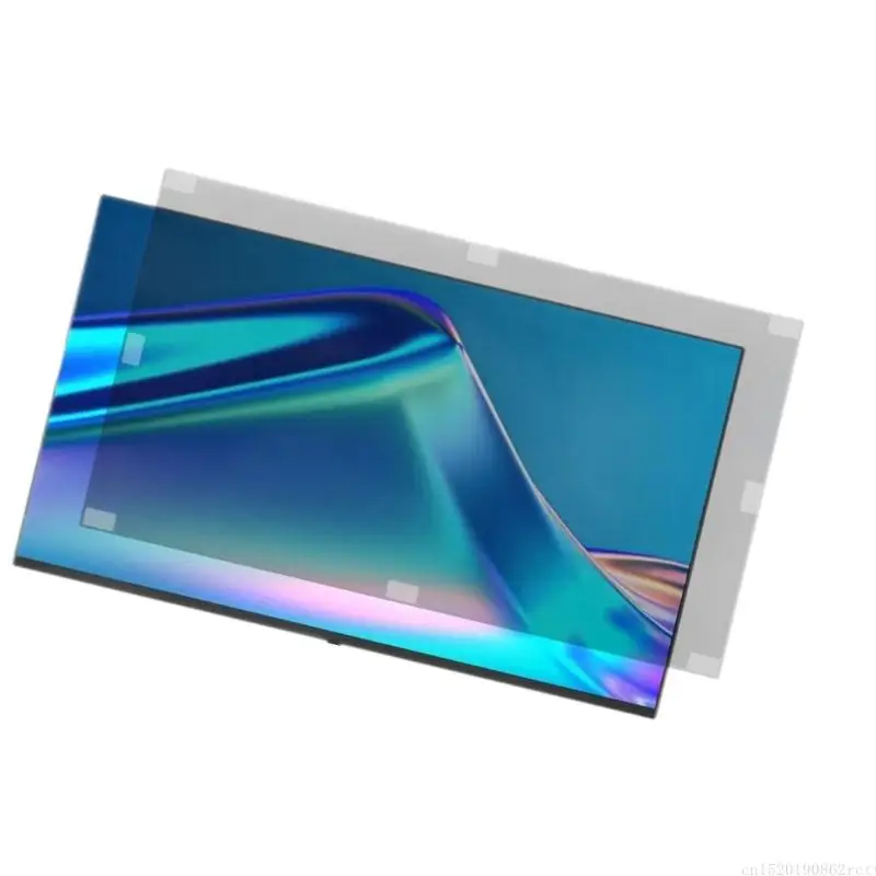 D5BB 16:9 Laptop Screen Privacy Protector Film with PET Silicone Construction, Retaining Fasteners, and Adhesive Attachment