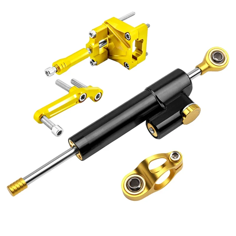 CNC Ammortizzatore di Sterzo Stabilizzatore Staffa di Montaggio In Titanio Per Kawasaki Ninja 300 NINJA300 EX300 2013-2017 2014 2015