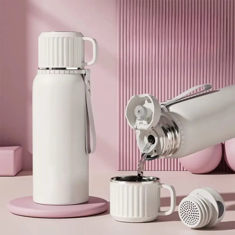 

Stainless Steel Insulated Bottles with Tea Filter Large Capacity Thermos Water Bottle 600/800/1000ML Drinkware Coffee Cup