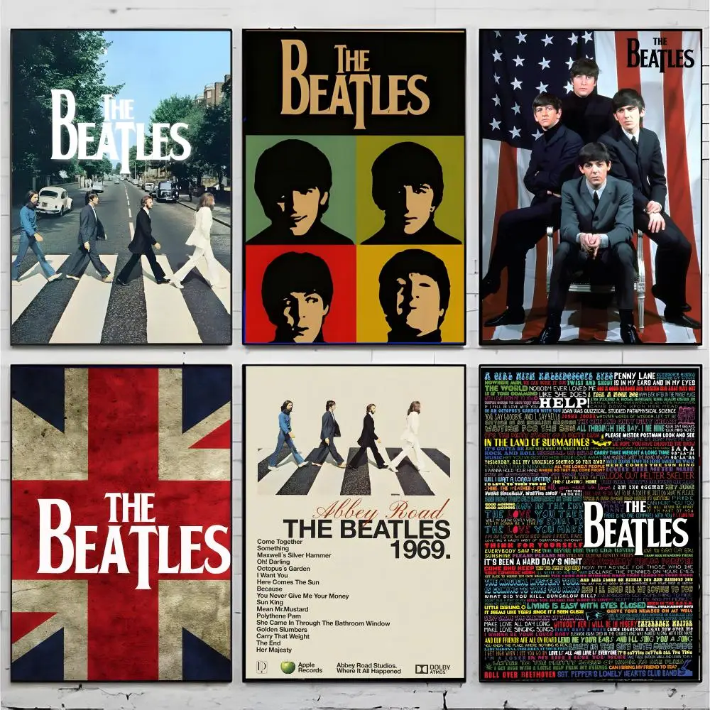 classic rock T-The Beatles Poster Superior Home Space Pub Indoor Decorative Art & Home Decor
