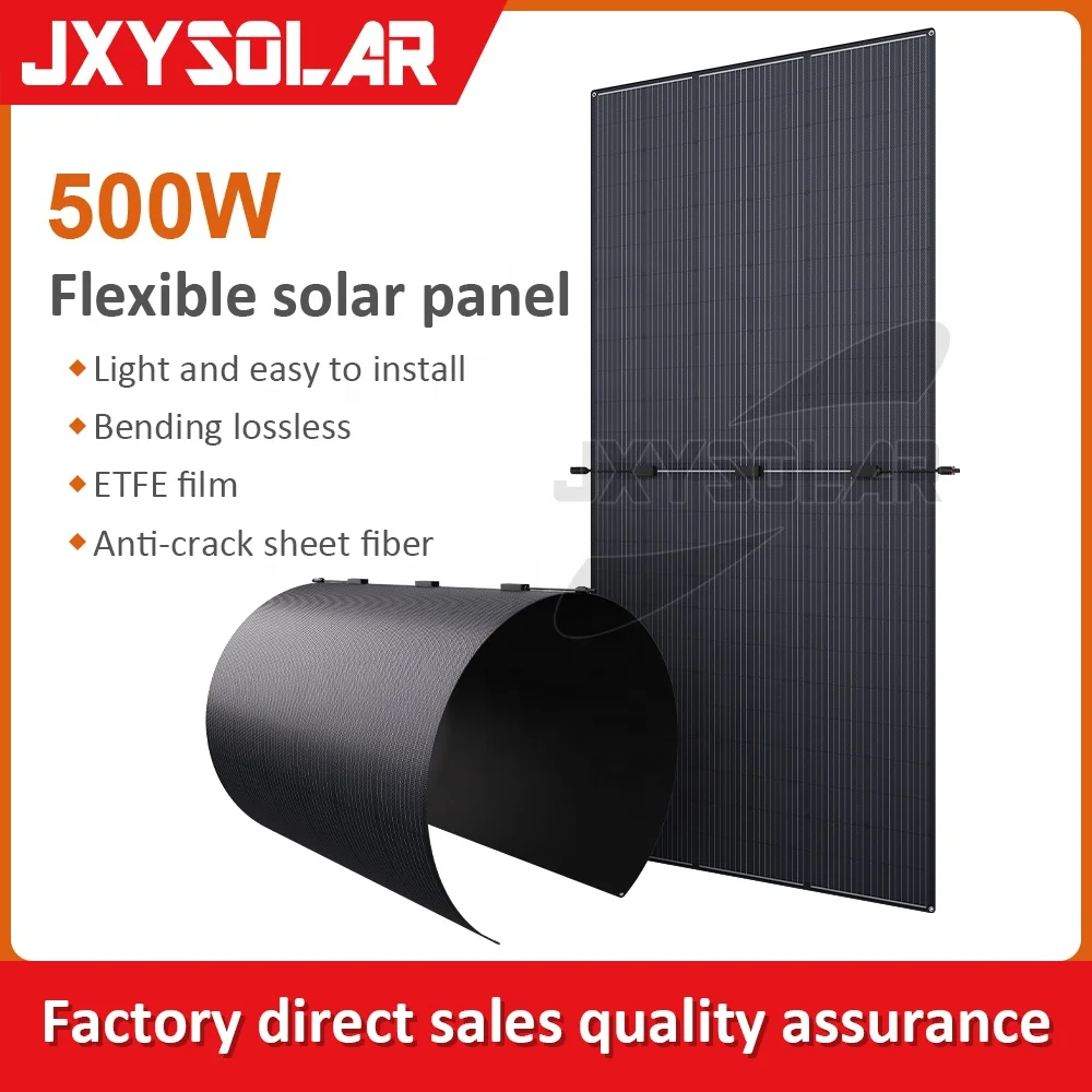 500 Watt 40 Volt Reliable Performance Flexible Solar Panels Maximum Power Yield Panel for Continuous Power Off-Grid Applications