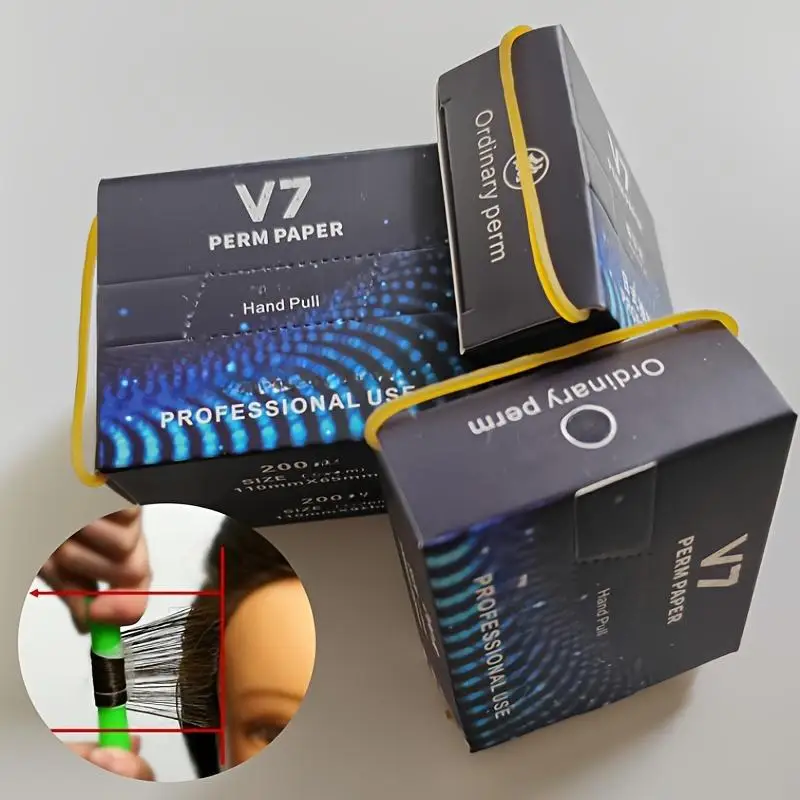 Hair Curling Papers Perm Papers For Hair Curling Salon Disposable Tissue With High Temperature Resistance For Cold And Hot Perms