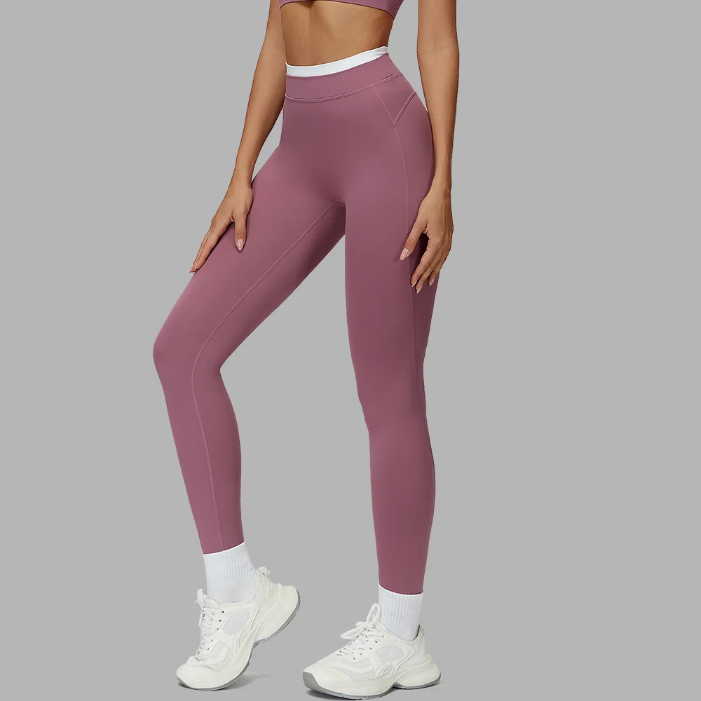 Women Sport Leggings Fitness Yoga High Waist Leggings Workout Tights Elastic Gym Training Pants Female Push Up Running Pants