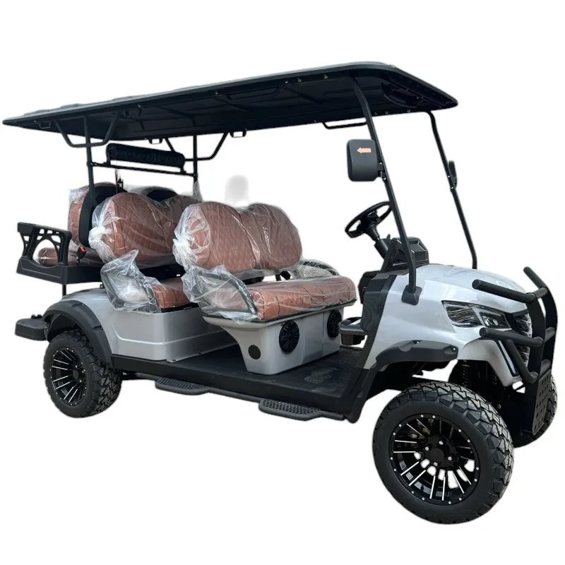 New Style 48/72V Electric 5000W 2 4 Passenger Utility Vehicle Road legal Buggy Electric Sightseeing Golf Cart