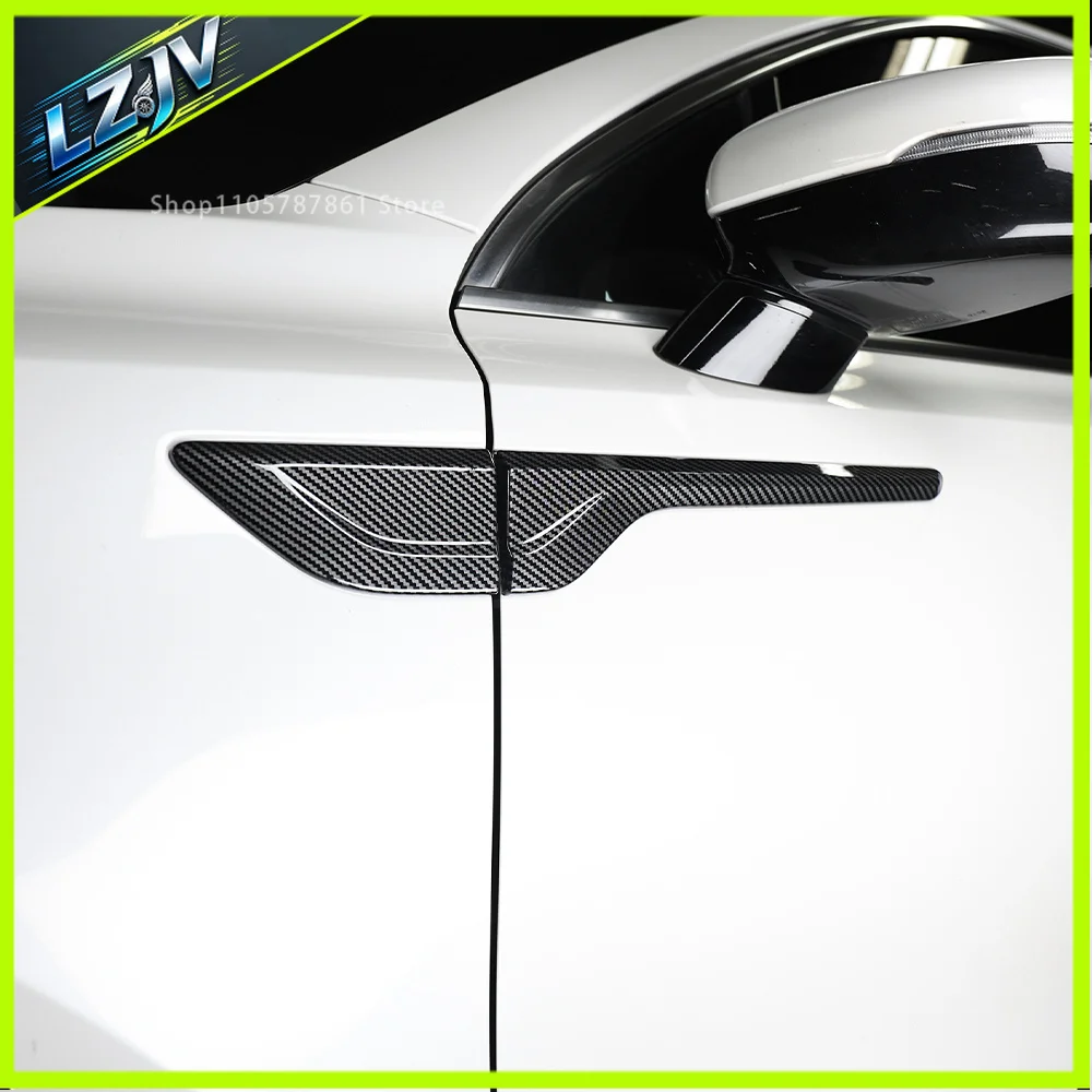 LZJV For Kia Sorento MQ4 2021-2023 /2024-2026 Exterior Style Leaf Plate Lid Stripe Car Side Body Panel Decorative Cover