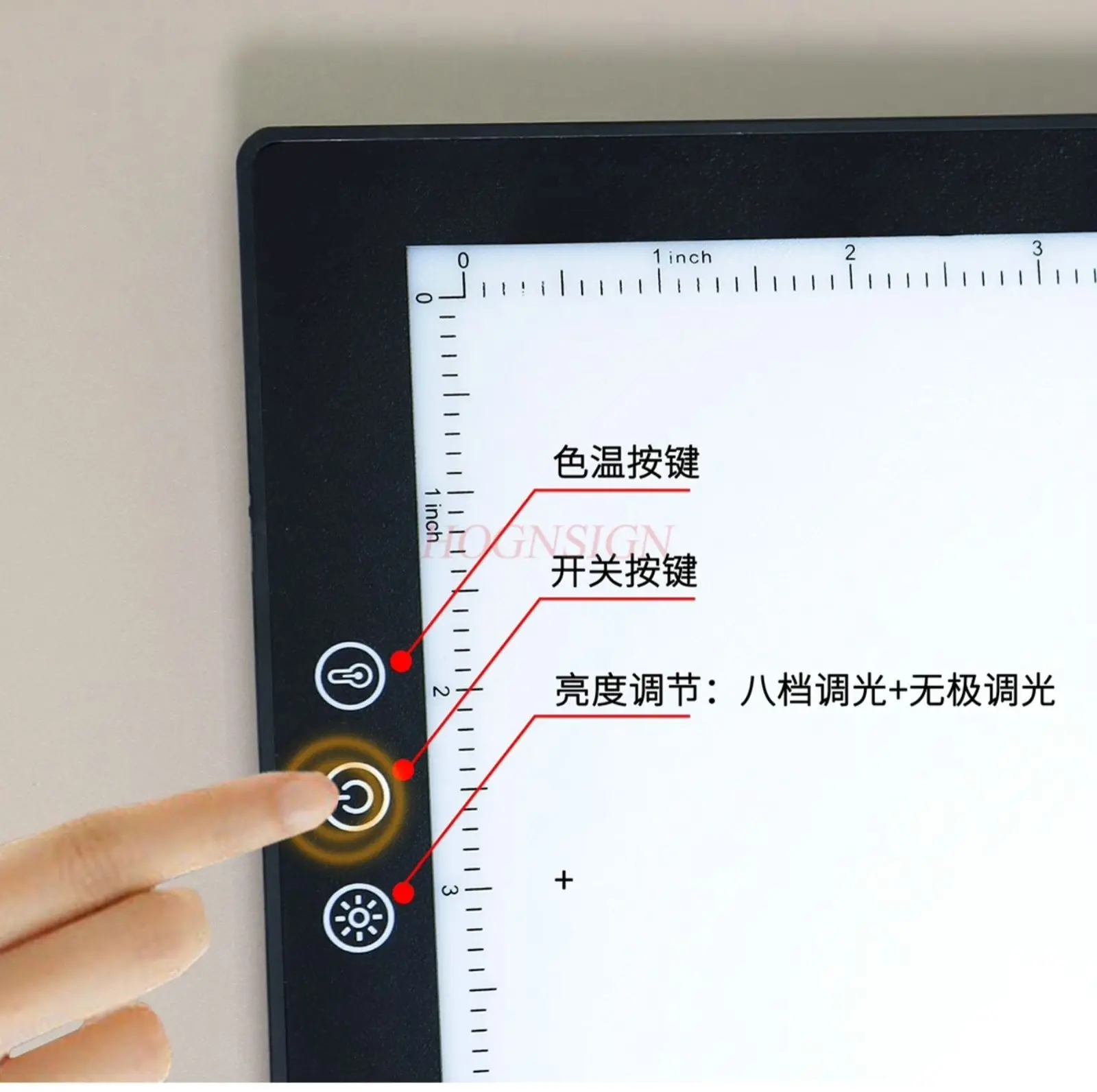 1pcs Copying board, painting, calligraphy, translucent board, copying artifact, luminous translucent board