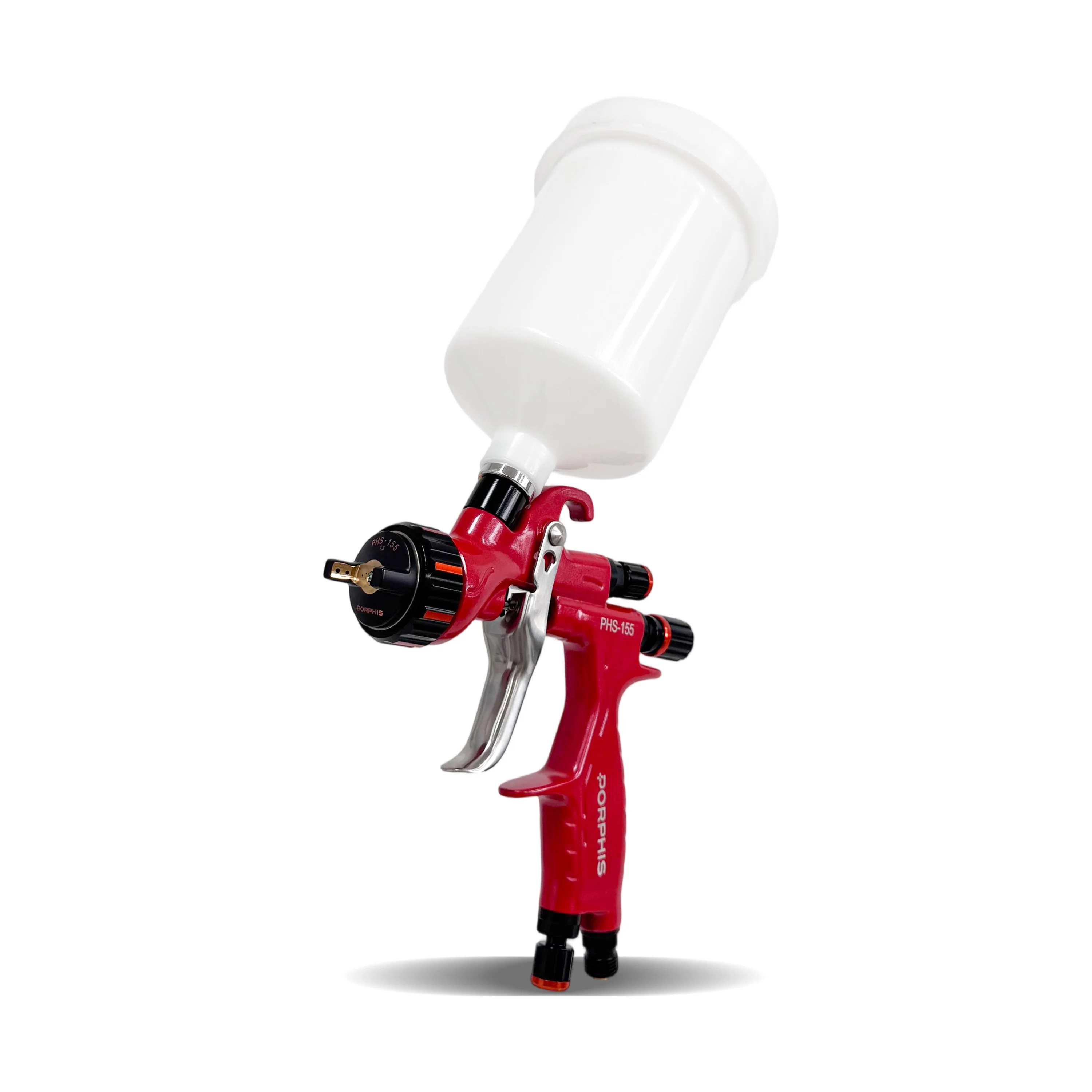 Oringinal PORPHIS Spray Gun PHS-155 Pneumatic Paint Gun Red Spray Gun Professional Automotive Coating Applicator for Car Paint
