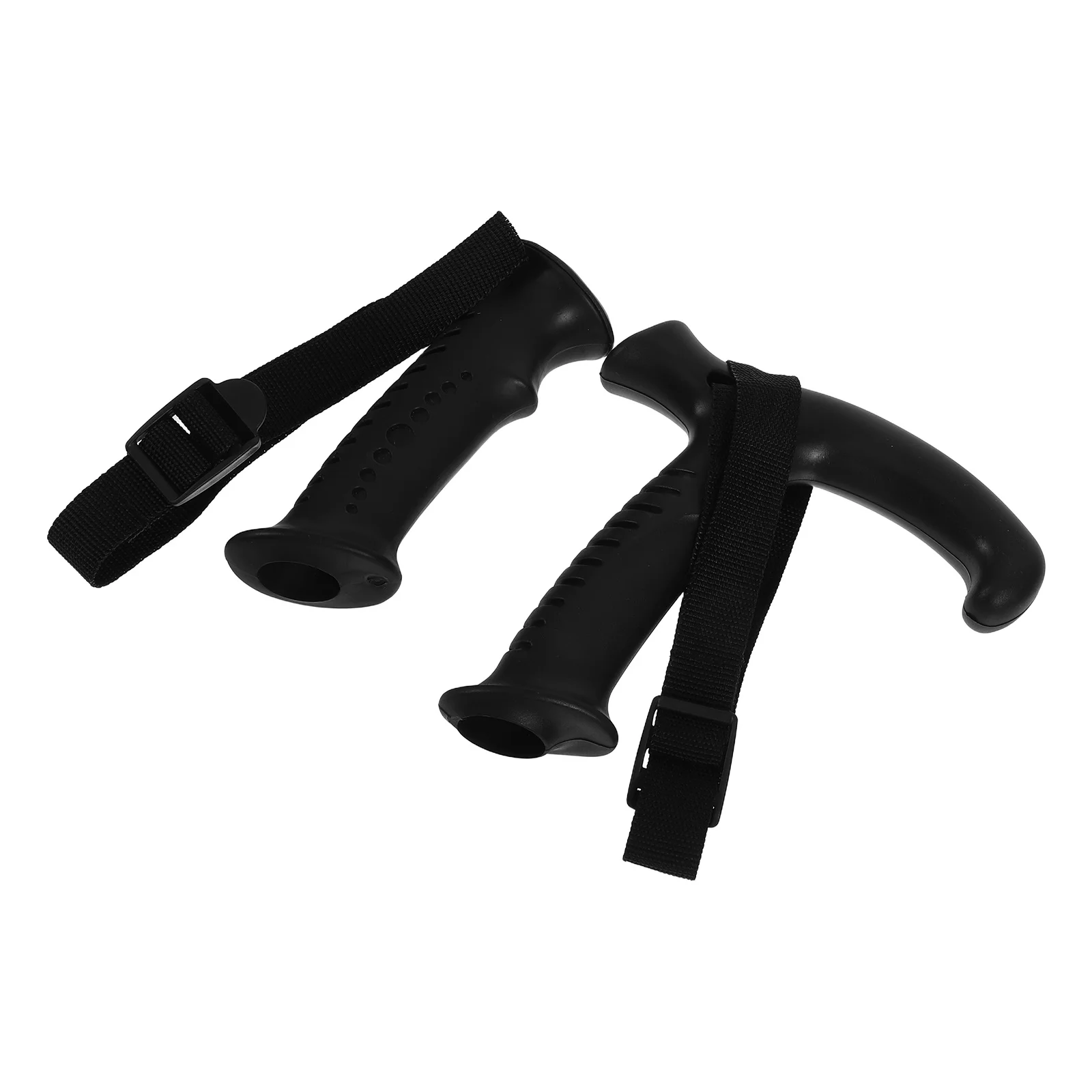 

2 шт., удобная ручка, черные сменные ручки, отверстие 20 мм для треккинговых палок, трости, прочное снаряжение для альпинизма и пешего туризма