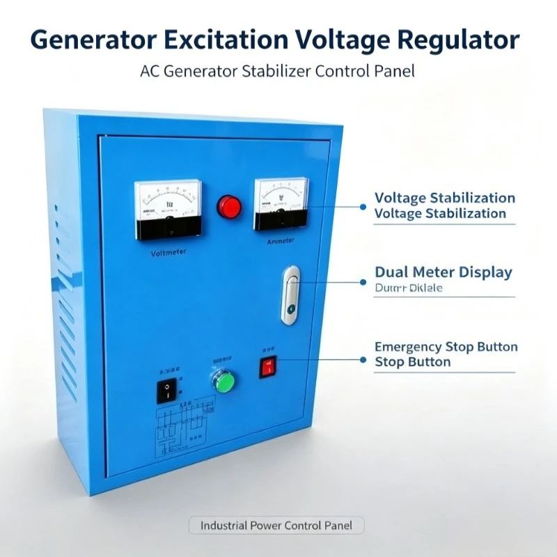 Below 30KW Brush Generator Automatic Voltage Regulator Box for Marine Shaft Belt Alternator