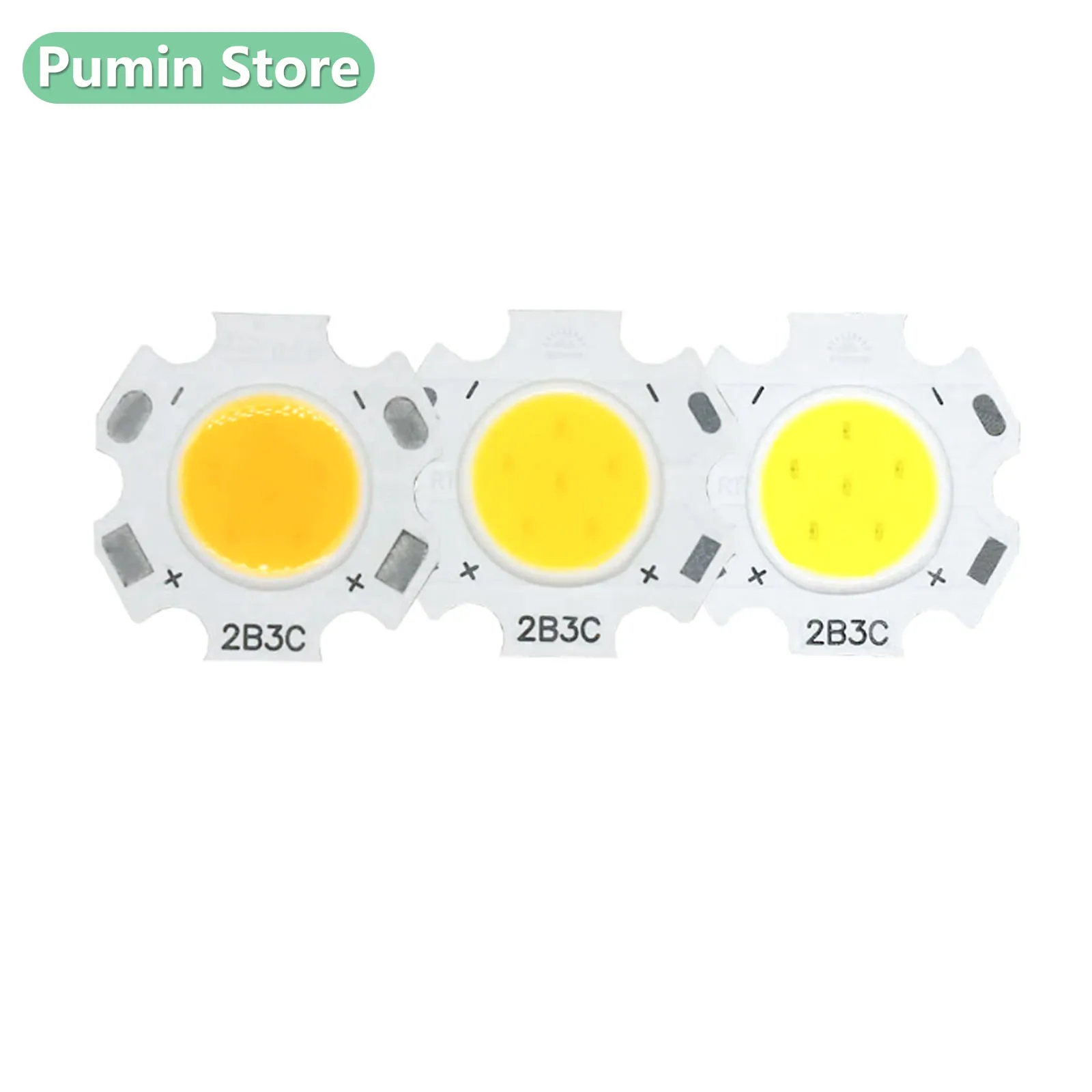 LED COB 고휘도 전구 스포트라이트 다운라이트, 3W, 5W, 7W, 10W, 250mA, Ra70, 20mm, 10 개