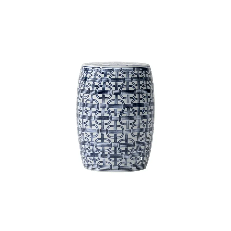 

Light blue and white porcelain cool stool plus a few booths on the edge of Oriental Paris Ceramics