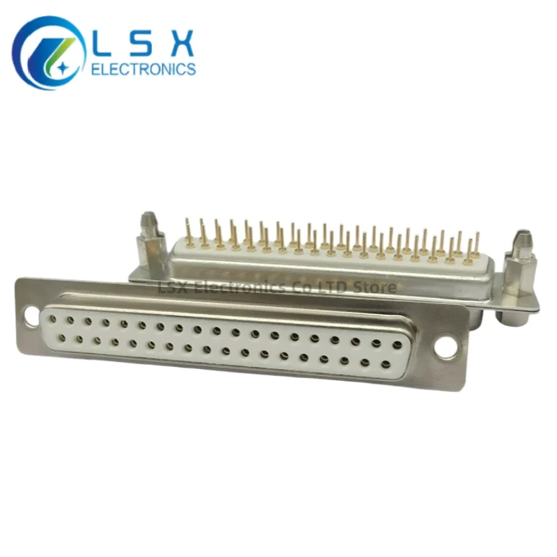 DP37 Through-hole PCB Header D-SUB37P Connector DB37 Pin Male/Female Solid Gold-plated Connector