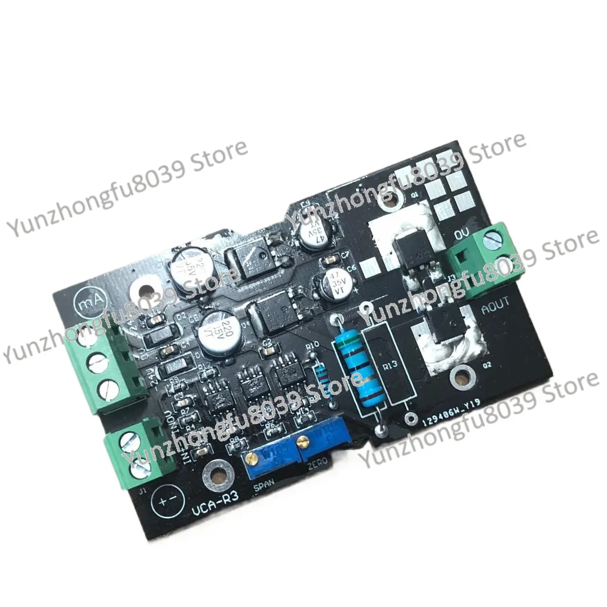 Voltage to current module, plus or minus 10V to plus or minus 10/20/40/100mA 0-10V to 0-40/100 mA