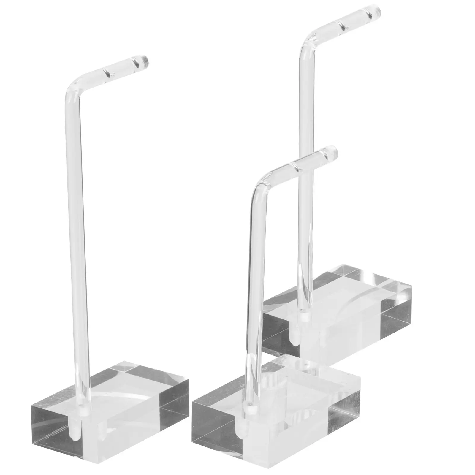 

Набор из 3 акриловых подставок для хранения серег, прозрачный держатель для серег и браслетов, настольный органайзер-витрина