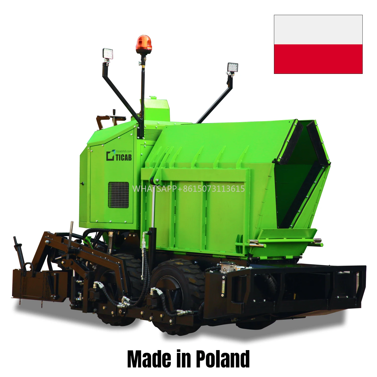 Mini-Asphaltflechter MP-1110 ab Werk mit Rädern