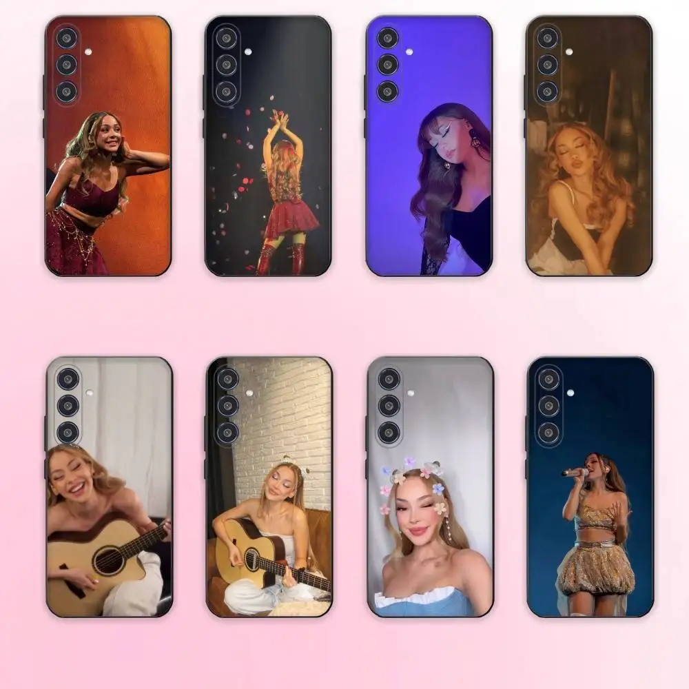 

A-Ayliva Singer Phone Case For Samsung Galaxy A73,A72,A71,A70,A53,A52,A51,Others Soft Black Cover