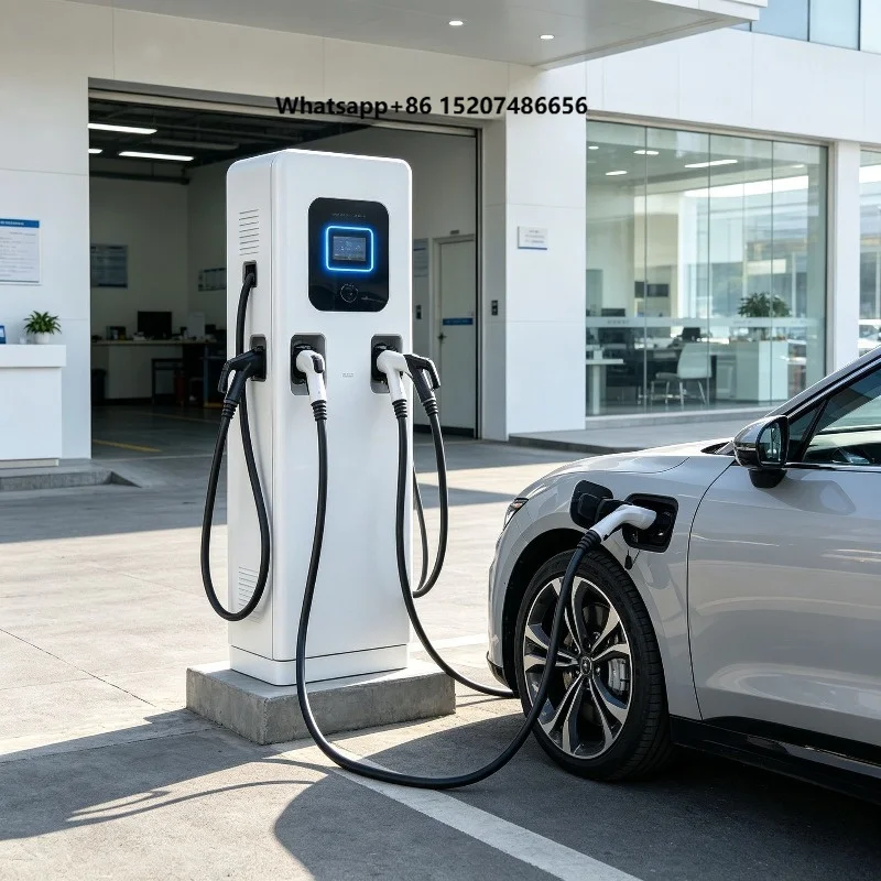 Durable DC Fast Charging Pile for Highway Rest Area EV Charging Stations