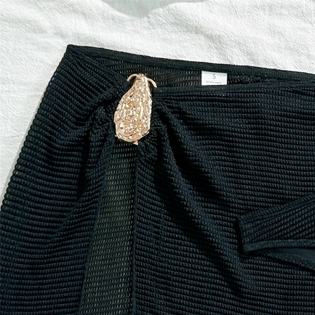 Mit Rock, hoch geschnittenem Beinausschnitt, brasilianischer Bikini, Damen-Badebekleidung, dreiteiliges Bikini-Set, Badeanzug, Badebekleidung, Schwimmbekleidung V6741 – Detail 30