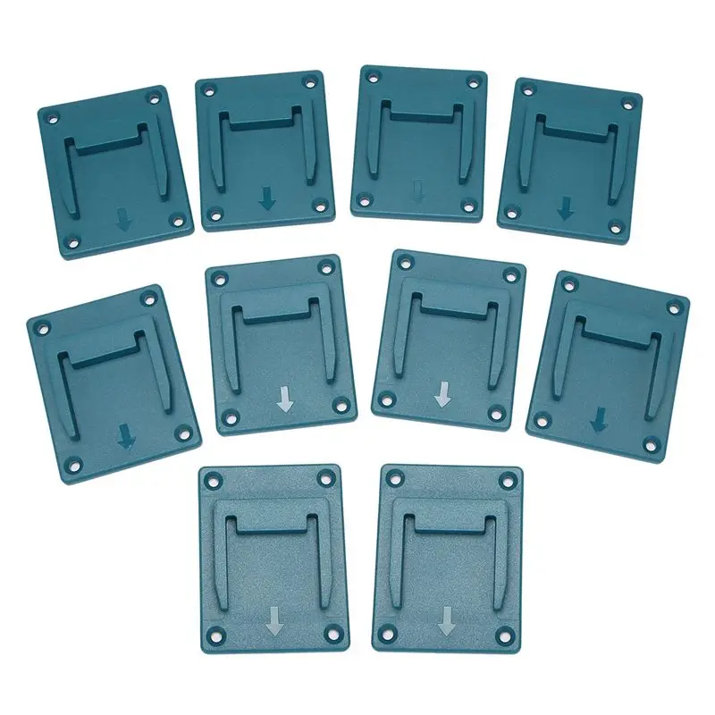 50Pcs Machine Holder Wall Mount Storage Bracket Fixing Devices For 18V Electric Tool Battery Tools Blue-AT30