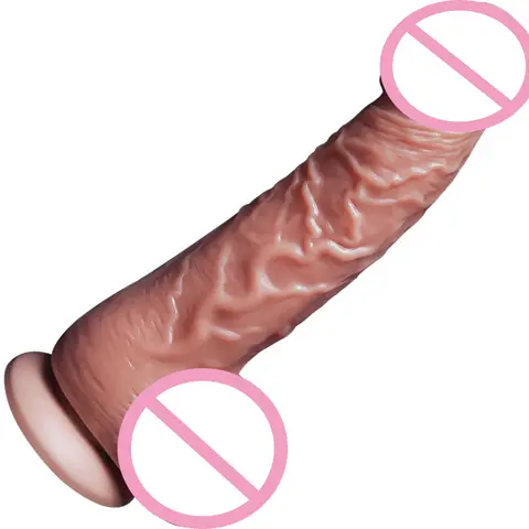 Realistic and Soft Dildo, G-Spot Anal Stimulation, Adult Sex Toy Suitable for Both Men and Women, Big and Thick Dick Happy Dildo