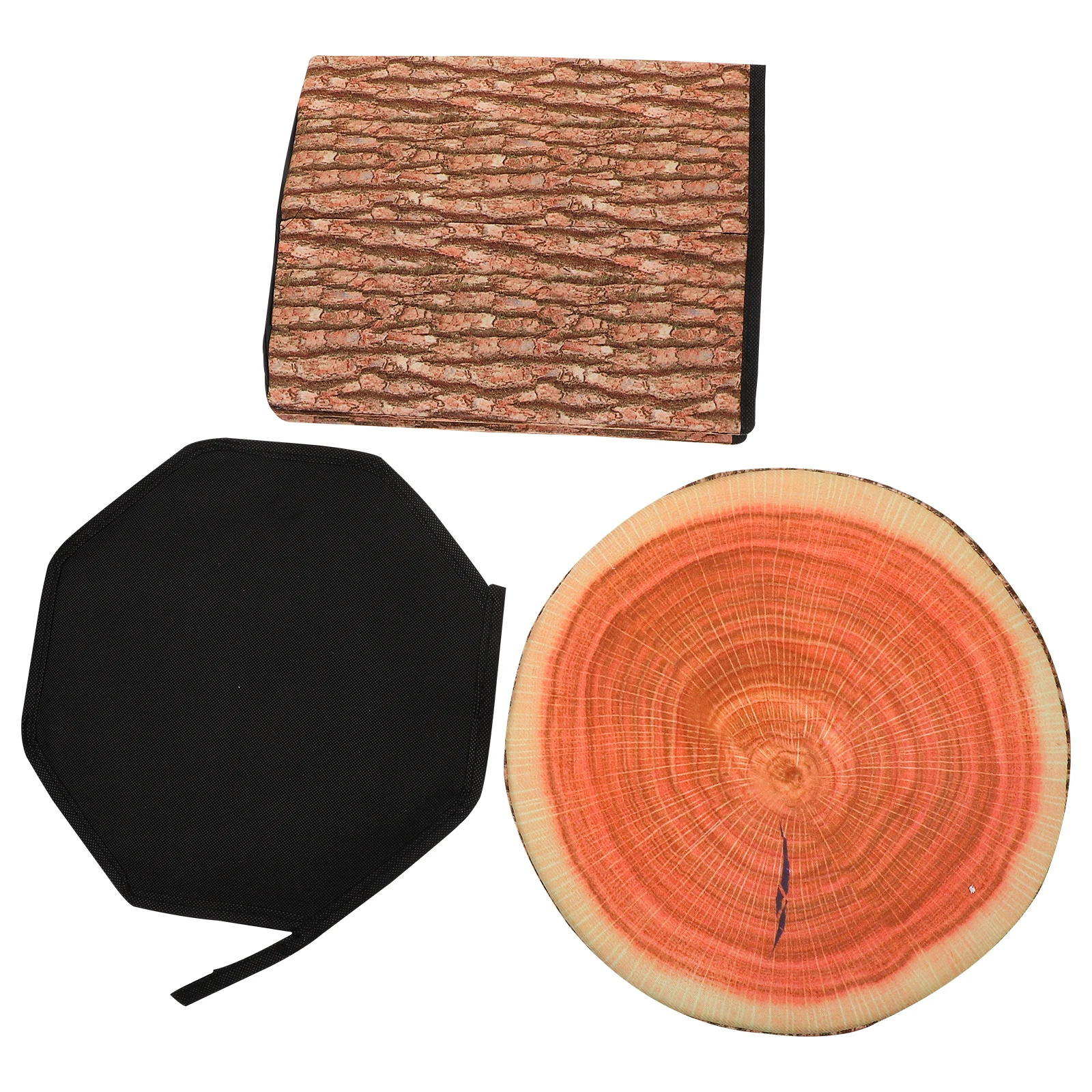 

Wooden Storage Stool Foldable Kids Low Round Lid Home ganizer Reliable Material Space Saving Solution Multi functional