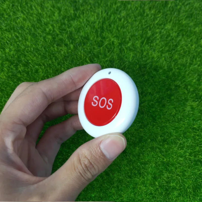 433Mhz RF Wireless Remote Control 1 Button Round Push Button Switch Ev1527 Learning Code Transmitter Work with Receiver