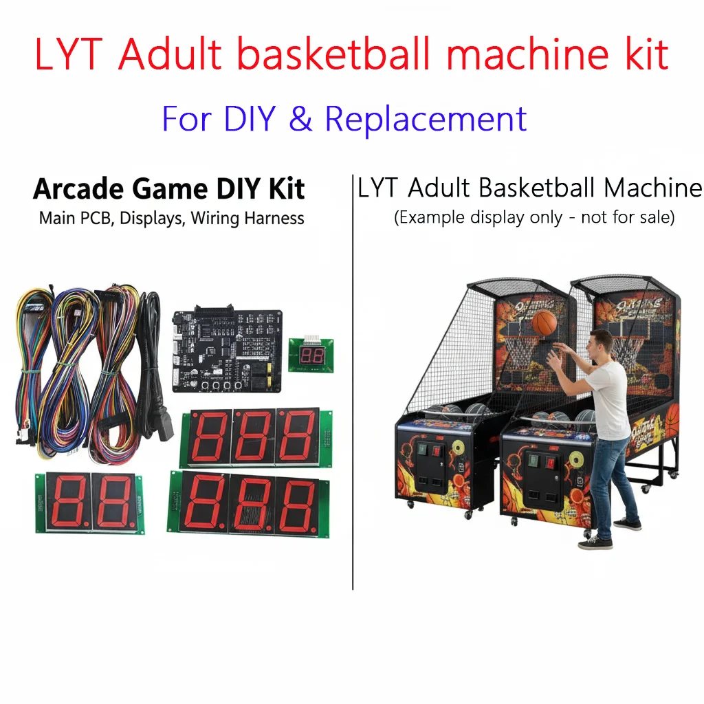 

Баскетбольная машина для взрослых LYT, комплект без монет с контроллером материнской платы, подходит для игровых зала и развлекательных вещей