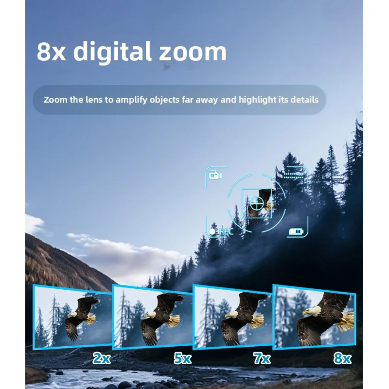 تصميم جهاز رؤية ليلية مثبت على الرأس بشاشتين لتجربة التلسكوب الرقمي الخارجي #5