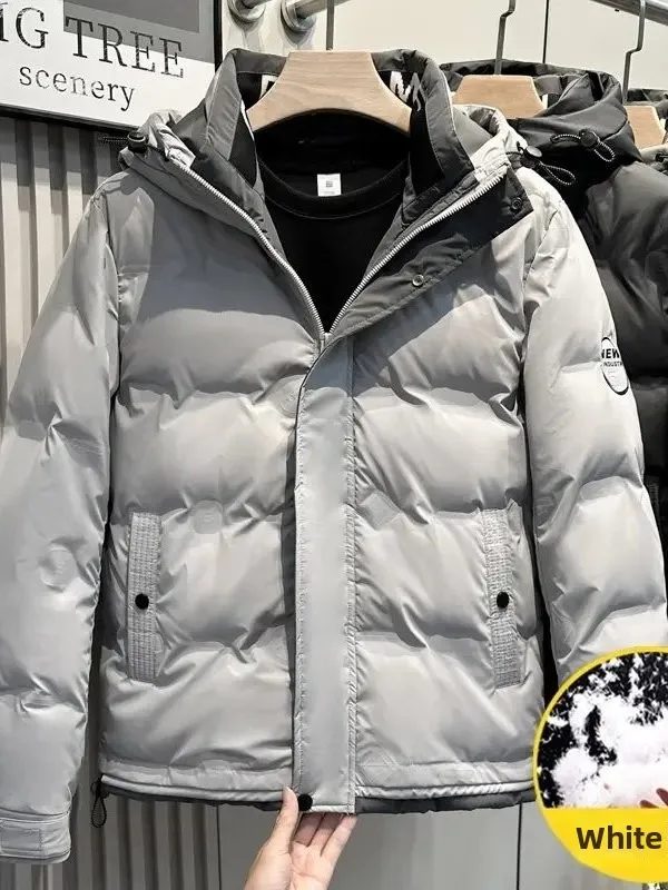 

High Performance able Winter New Casual down Jaet Men's ort Hooded Thi Warm Classic Quali Outerwear