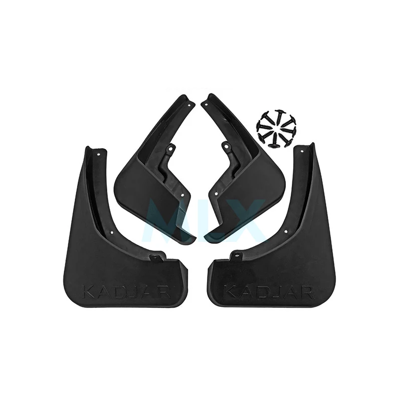 Mud Flaps Guard para Renault Kadjar, Splash Mudguard, Fender, Acessórios de Carro, 2016, 2017, 2018, 2019, 2020, 2021, 2022, 2023, 2024