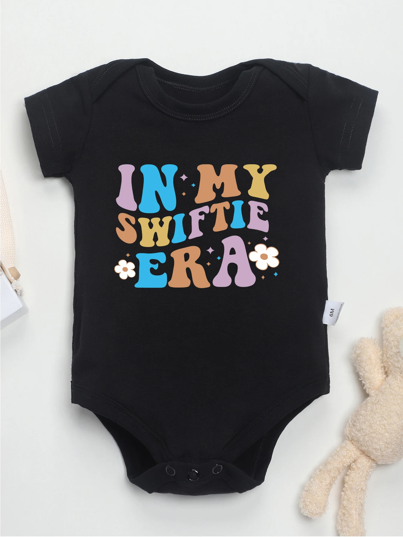 Child I My Swiftie Era Print Toddler Jumpsuit Newborn 0-24M Onesie Infant Rompers Cute Baby Boy Girl Bodysuit Short Sleeve