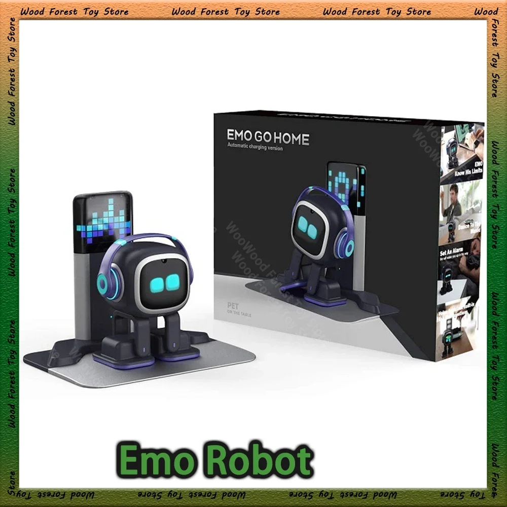 Emo-Robot Électronique Intelligent pour Animaux de Compagnie, Future Ai, Jouet Intelligent, Modèle Électronique, Compagnon de Bureau, Cadeau