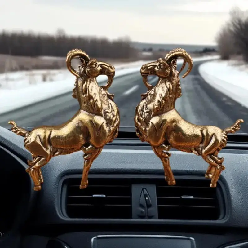 Haughty Antelope Brass Tea Pet Miniature – Artistic Handcraft for Office Table or Home Decor