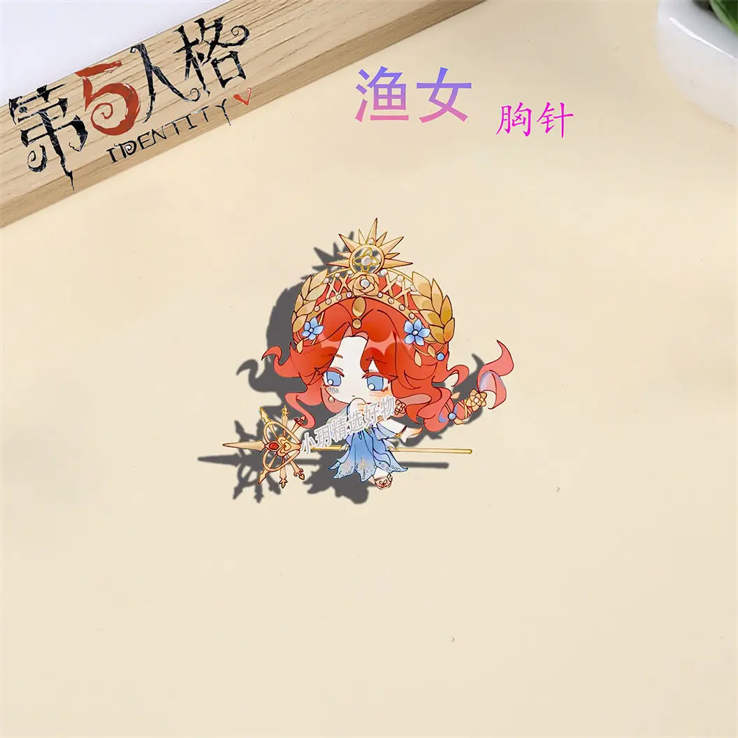 4 個新アイデンティティ V グレースバッジアニメかわいいブローチラペルピン DIY バックパック帽子服アクセサリーグッズギフト